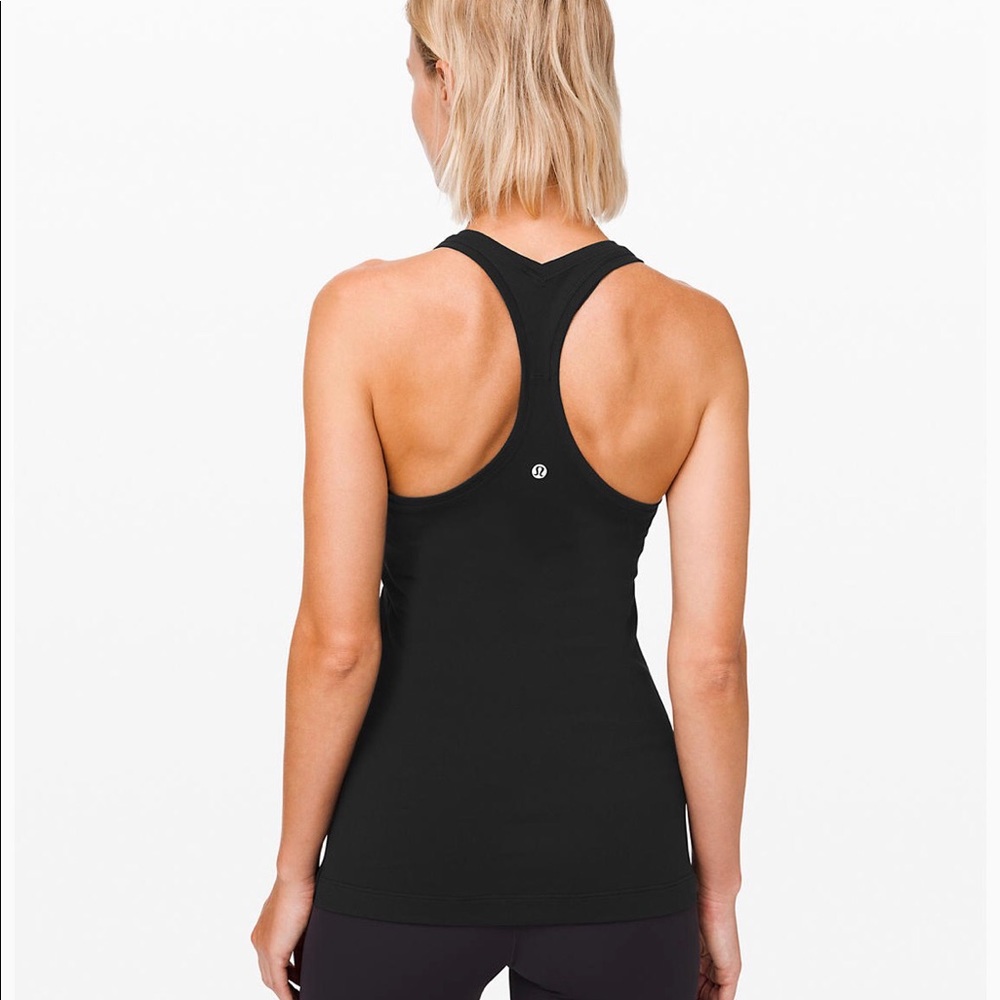 Light pink Lululemon cool racerback tank top